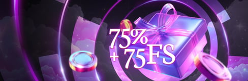 75% + 75 FS в Gates of Olympus