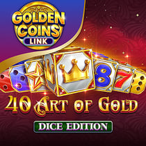 40 Art of Gold Dice Edition Golden Coins